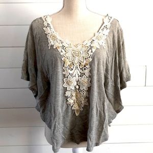 Beaded bohemian top